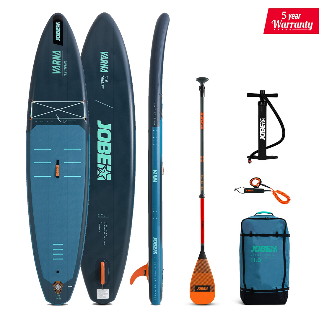 Jobe Varna 11.0 – Lightweight Touring Inflatable SUP Kit for Beginners