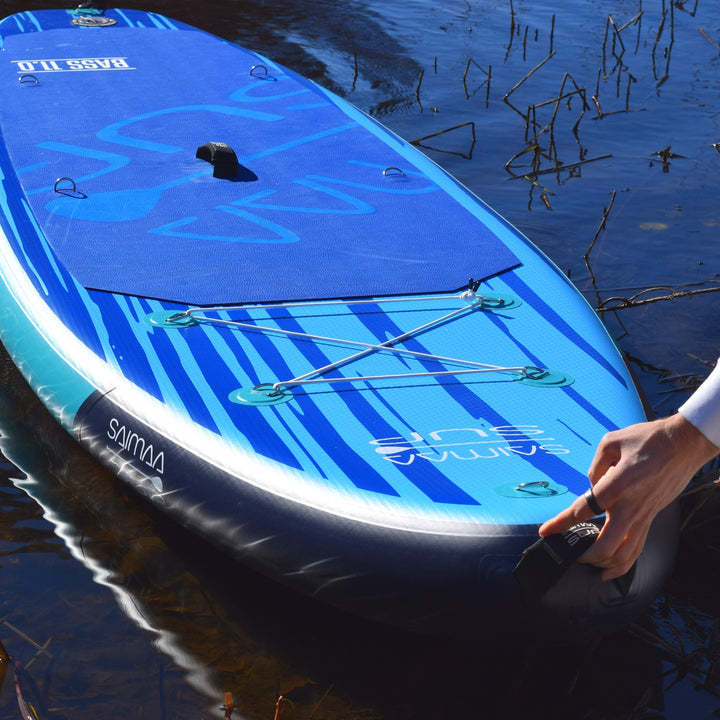 Saimaa SUP Bass 11.0 – The Most Popular Extra-Stable Inflatable Family Paddle Board (335 × 84 × 15 cm)