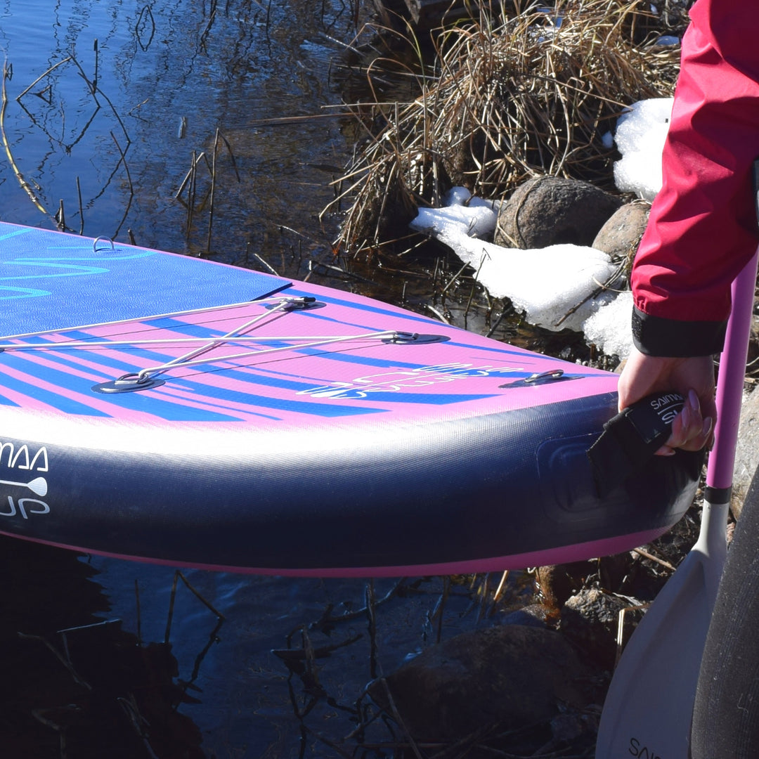 Saimaa SUP Bass 11.0 Purple – Extra-Stable Inflatable Touring Paddle Board (335 × 84 × 15 cm)