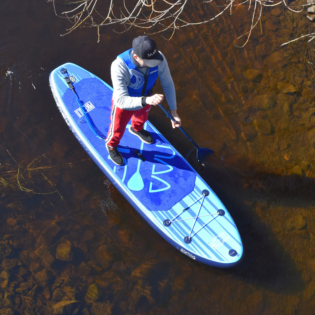 Saimaa SUP Pike 10.0 – Versatile Inflatable Paddle Board with Seat Mounts (305 × 79 × 15 cm)