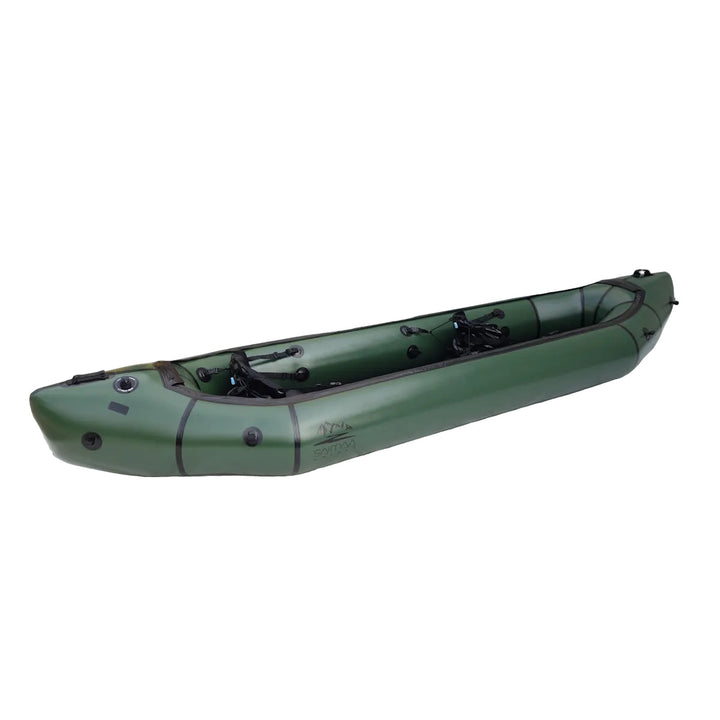 Packraft Adventure Twin XXL - Tilava kaksikko packraft pitkille melojille (380x99cm)