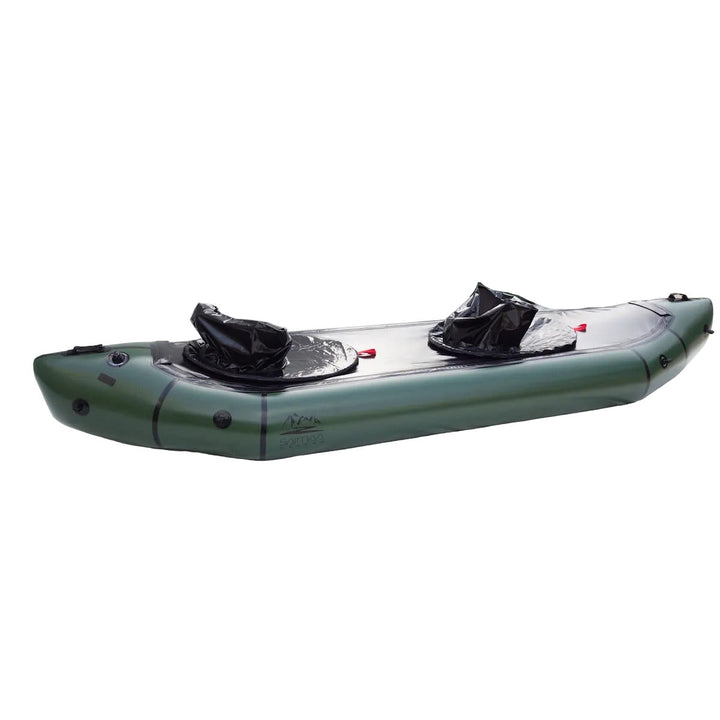 Packraft Adventure Twin XXL - Tilava kaksikko packraft pitkille melojille (380x99cm)