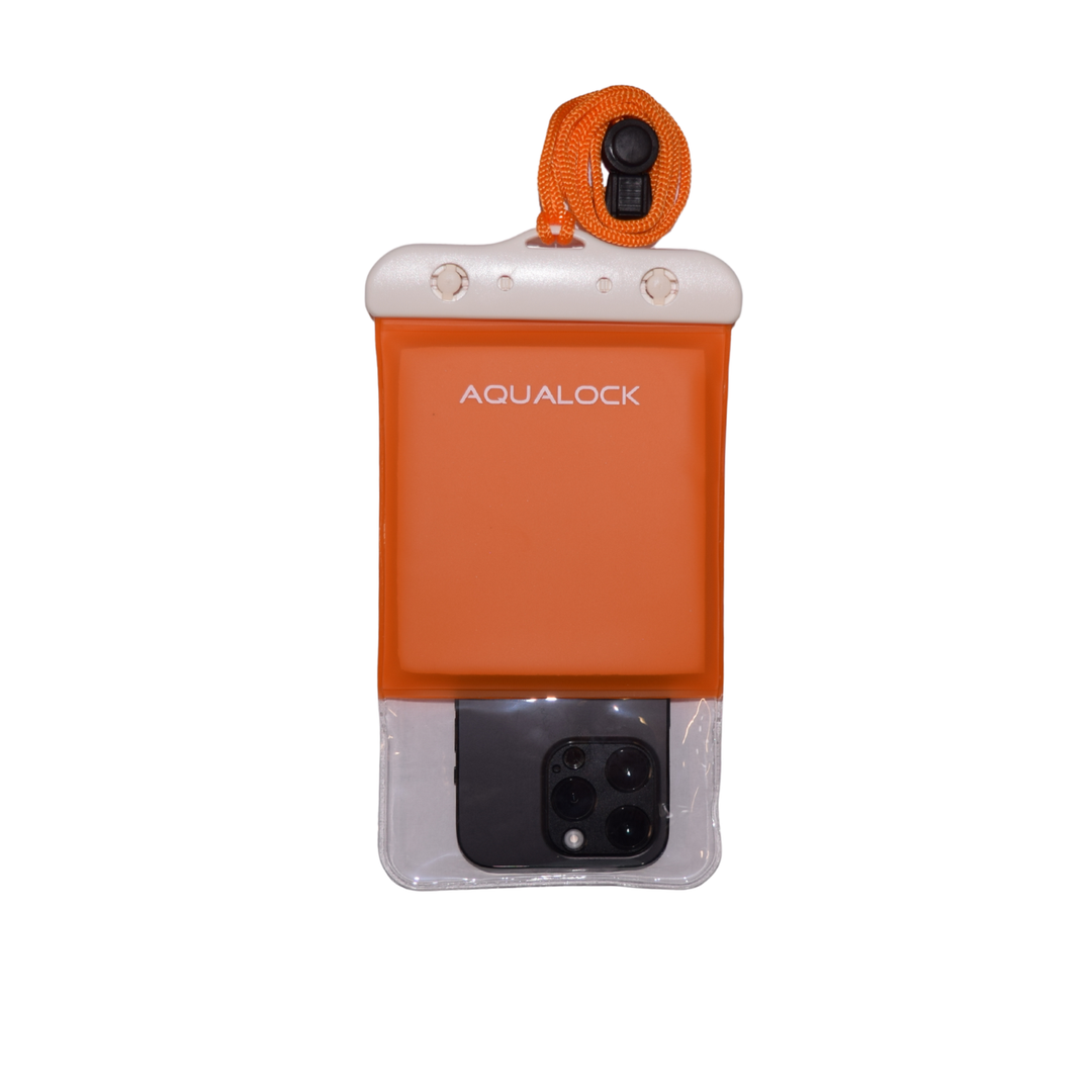 Buoyant, waterproof mobile phone pouch