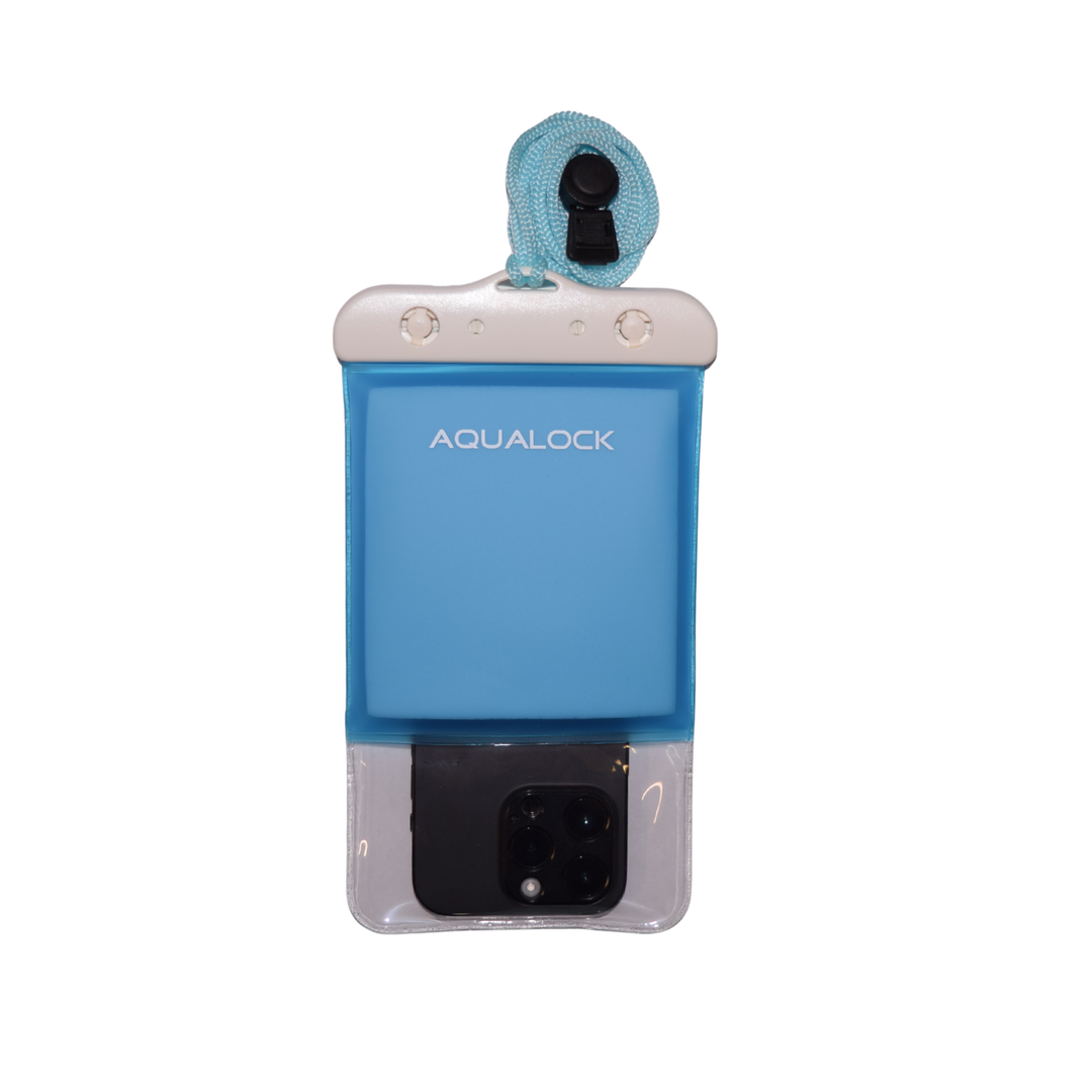 Buoyant, waterproof mobile phone pouch