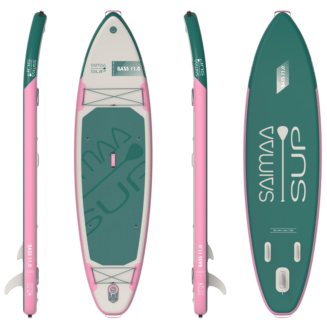 Saimaa Sup Bass Pink 2026 (335 x 84cm) - Vakaa & kantava SUP-lauta