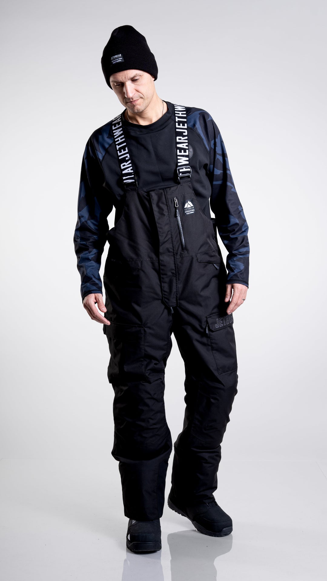 M's Bib Pant - Black - Shell