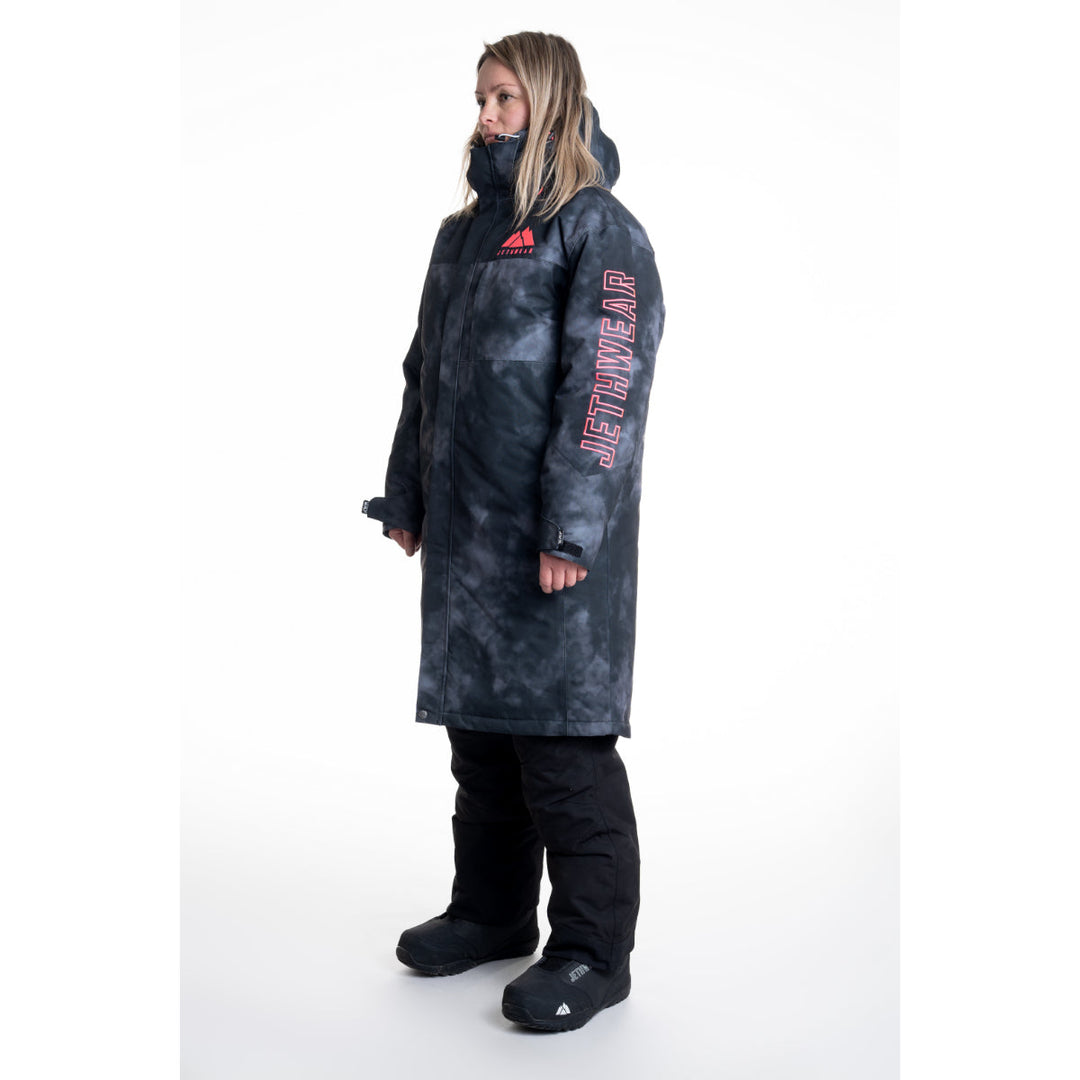 PIT COAT Lämmittelytakki - Dark tiedye