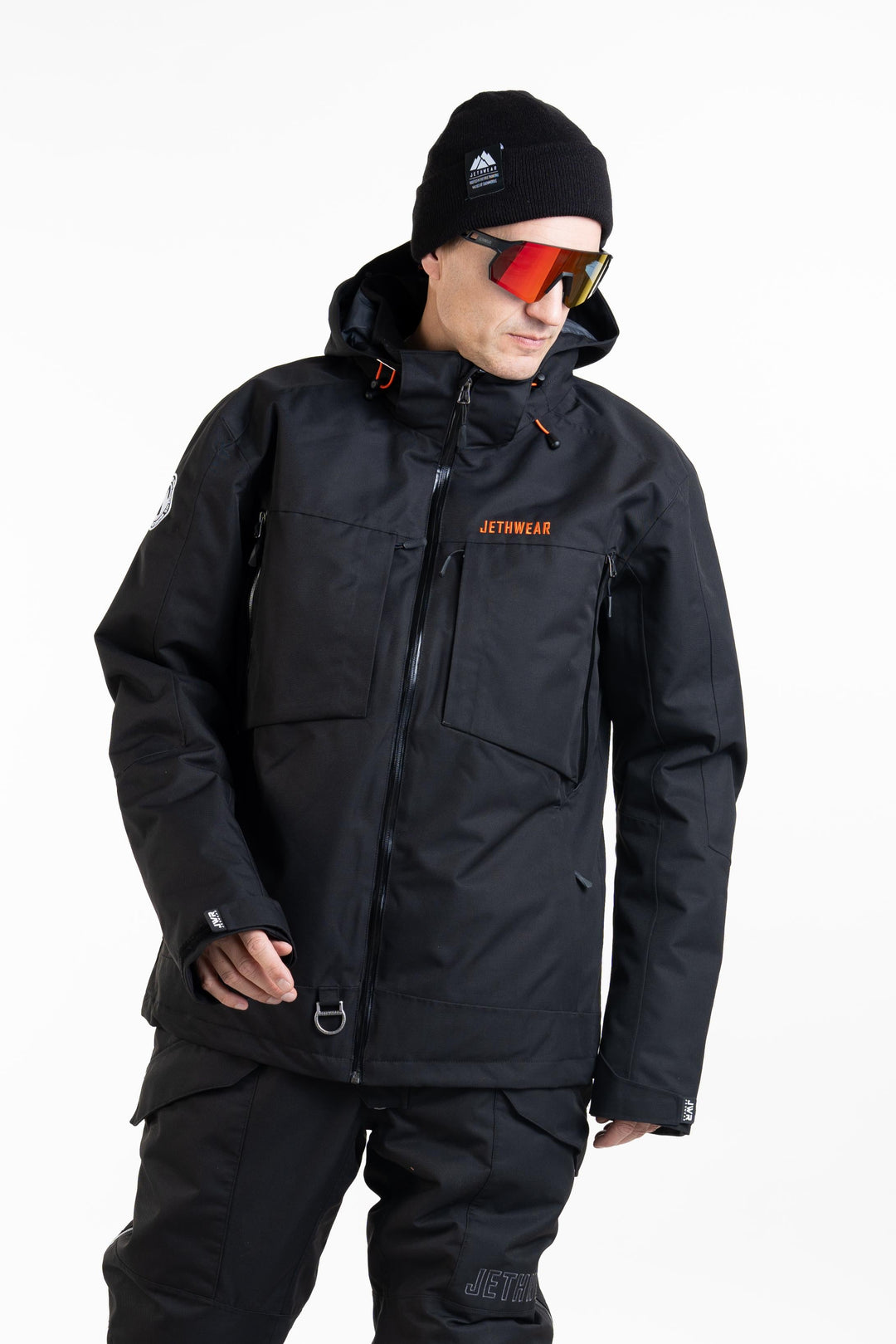 Venture Jacket - Black/Orange - SAFE (kelluttava)