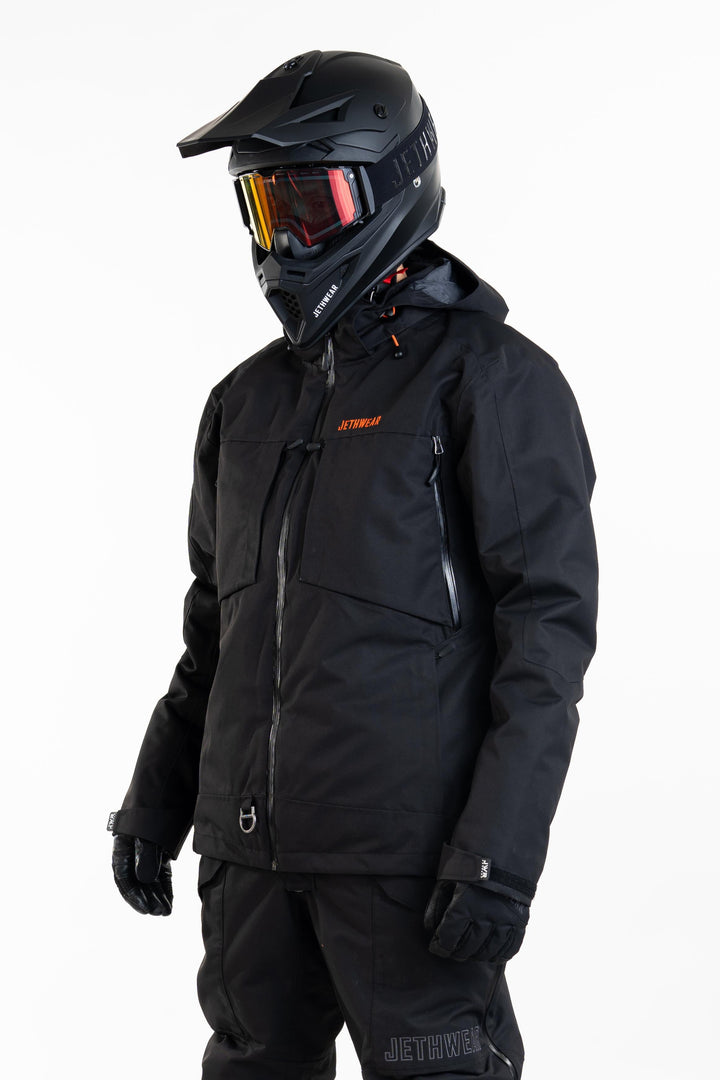 Venture Jacket - Black/Orange - SAFE (kelluttava)