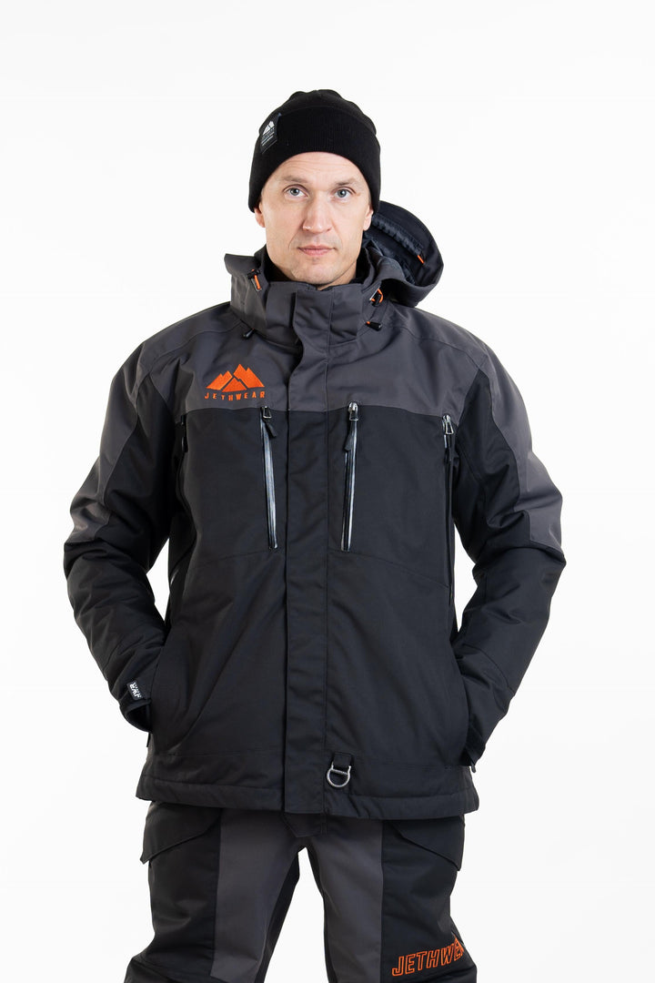 Adapt Jacket - Black/Iron/Orange, 3-in-1 yhdistelmätakki