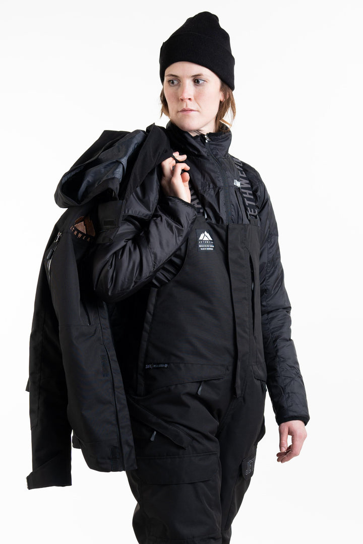 Adapt Jacket - Black/Rose, 3-in-1 yhdistelmätakki