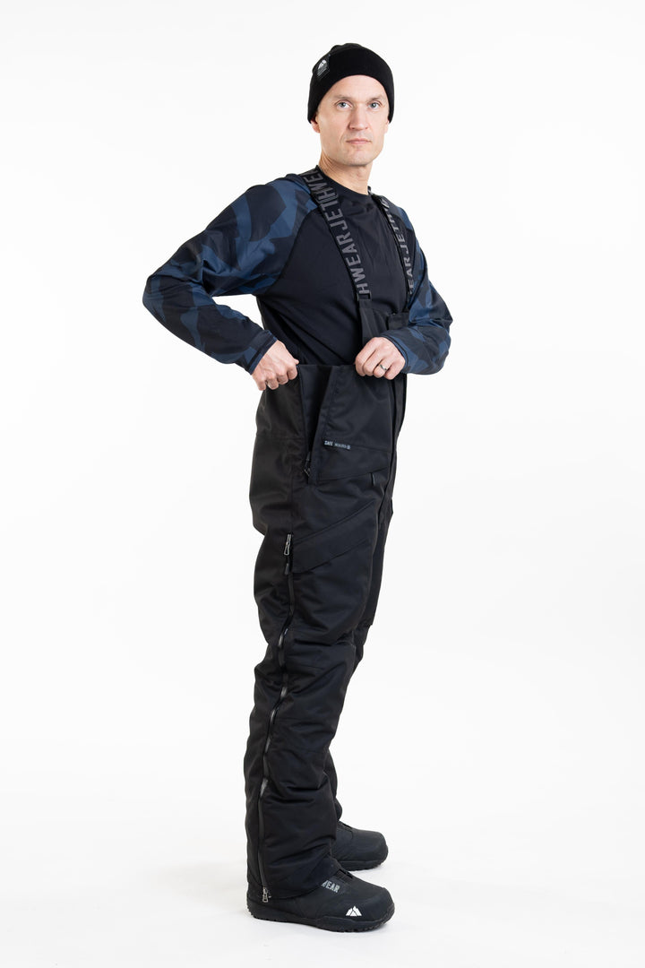M's Treeline Bib Pant - Black - Kuori