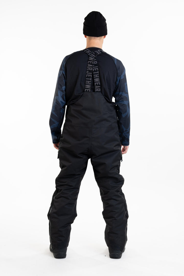M's Treeline Bib Pant - Black - SAFE (kelluttava)