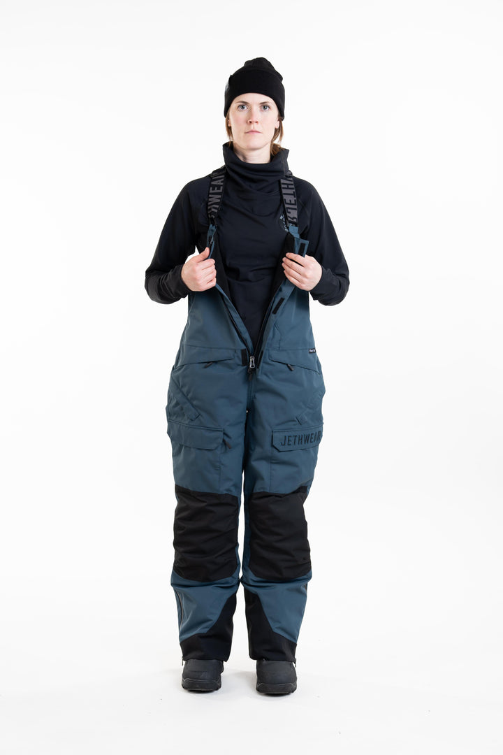 W's Treeline Bib Pant - Deep Sea - 60g vuori