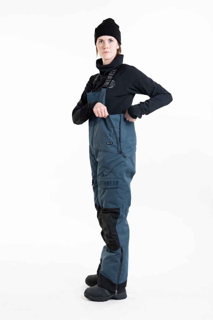 W's Treeline Bib Pant - Deep Sea - 60g vuori