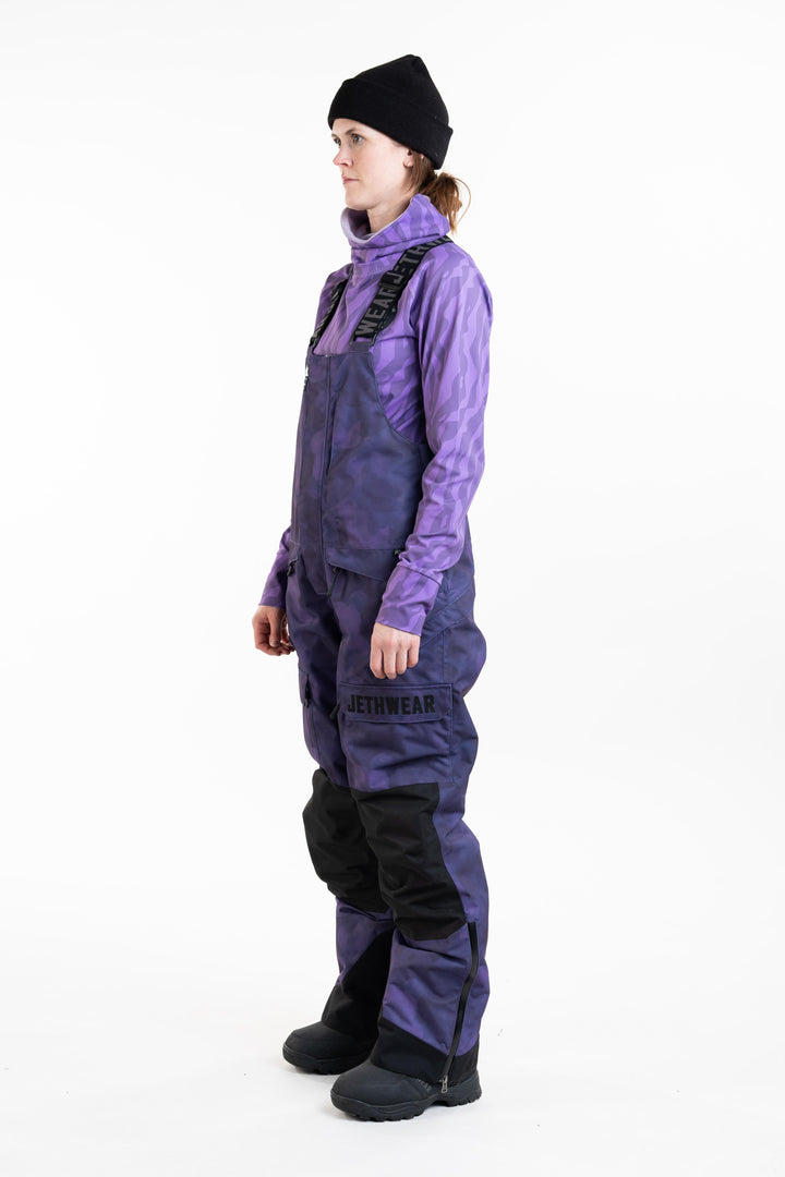 W's Treeline Bib Pant - Purple TieDye - 60g vuori