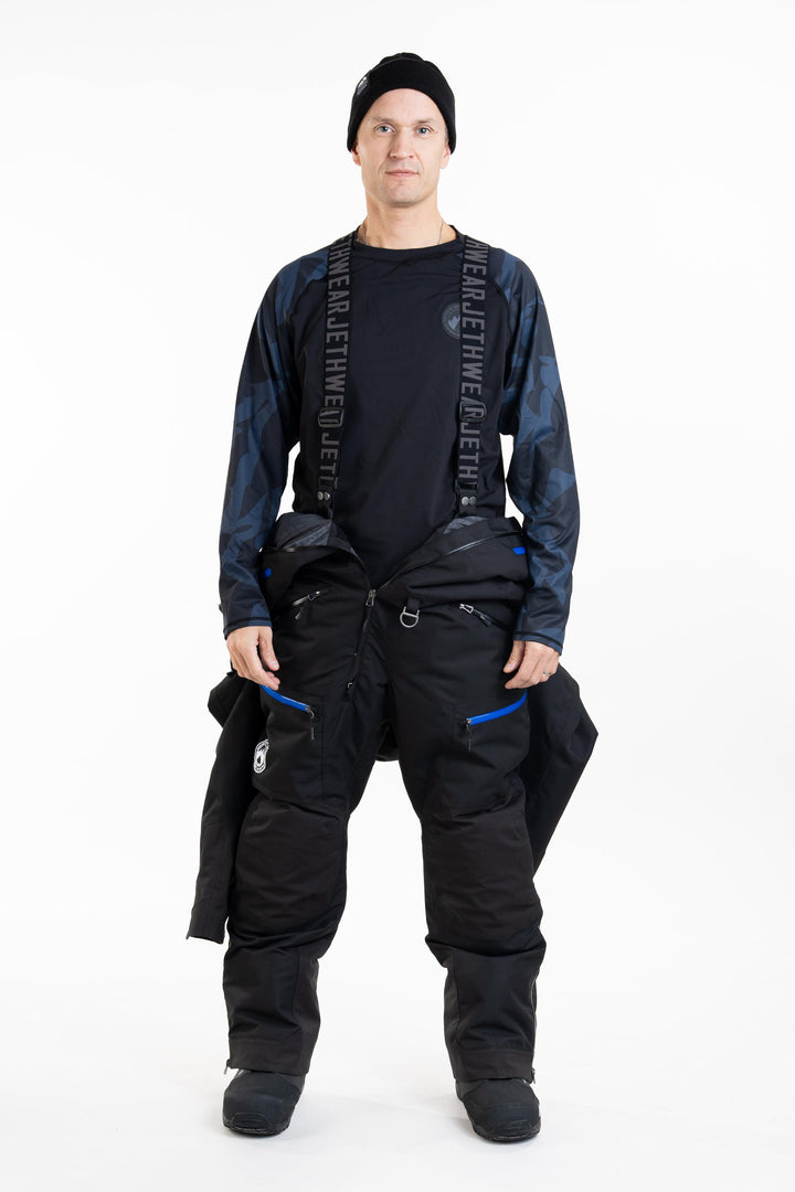 M's Venture Suit - Black/Cobalt - SAFE (kelluttava)