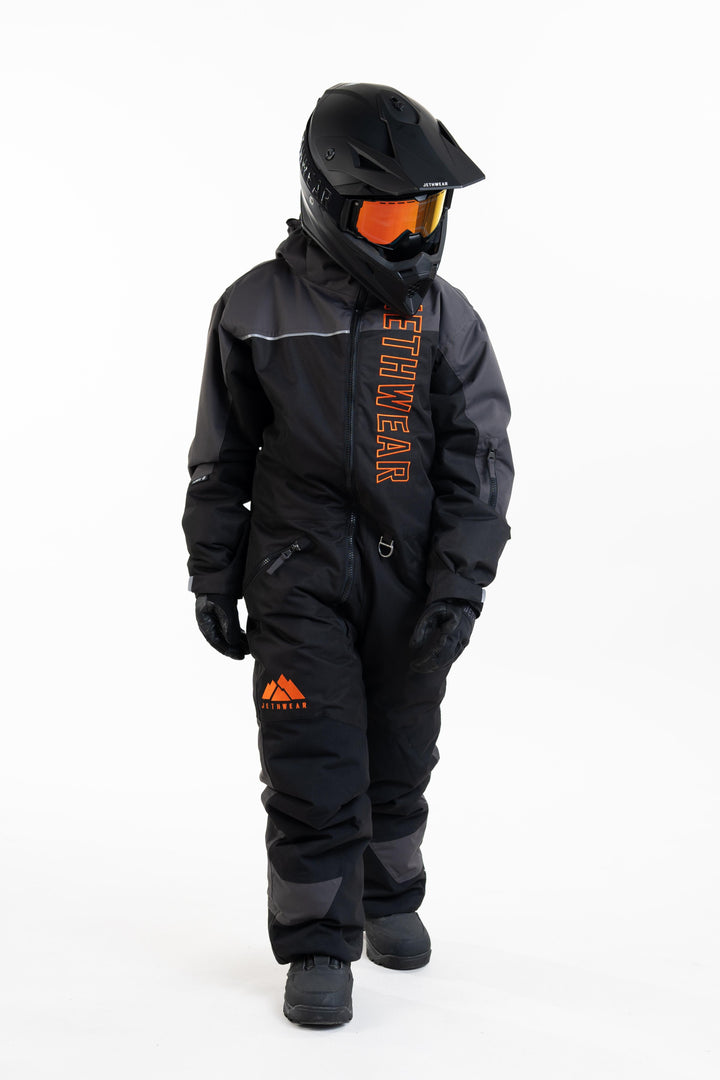 Odin & Olivia - Kids - Black/Iron/Orange - SAFE (kelluttava)