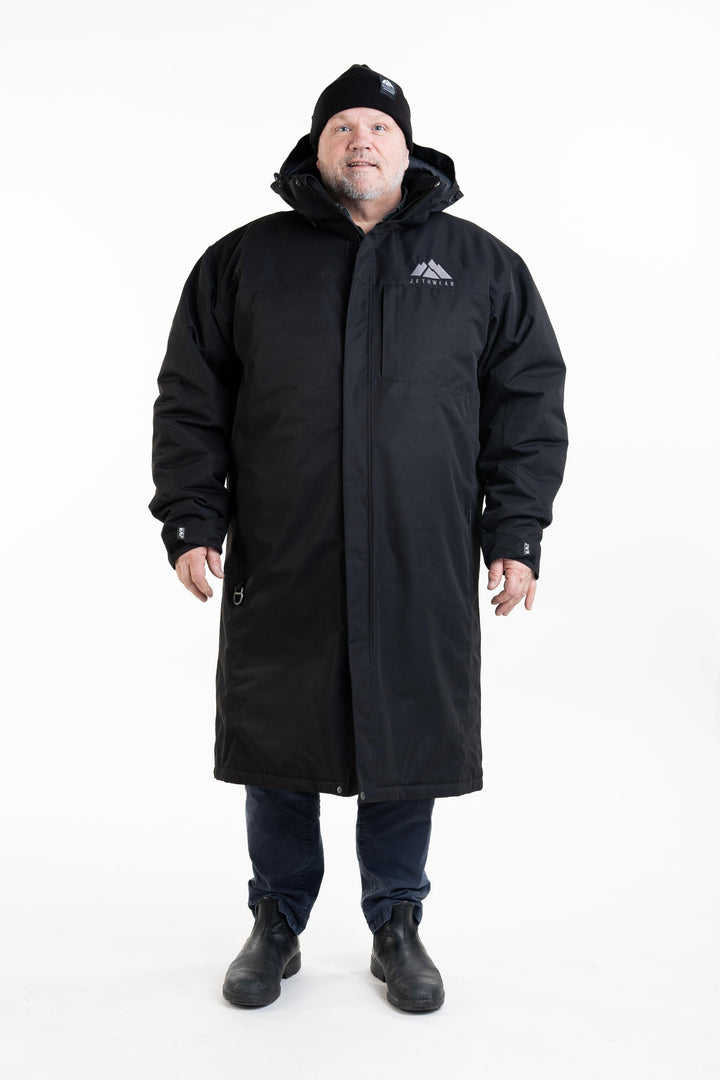 PIT COAT lämmittelytakki - Black/Grey