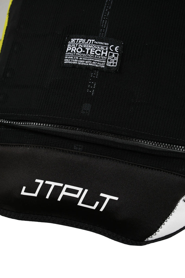 Jetpilot RX Vault Protech Yellow jettiliivi selkäpanssarilla