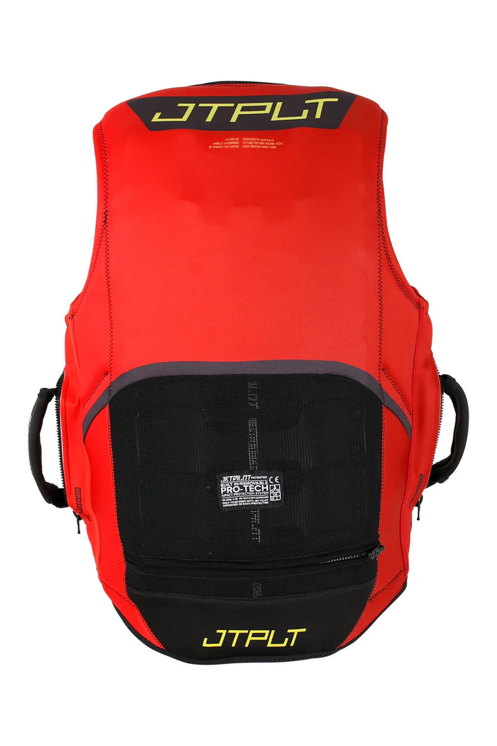 Jetpilot RX Vault Protech Red jet vest with back armour