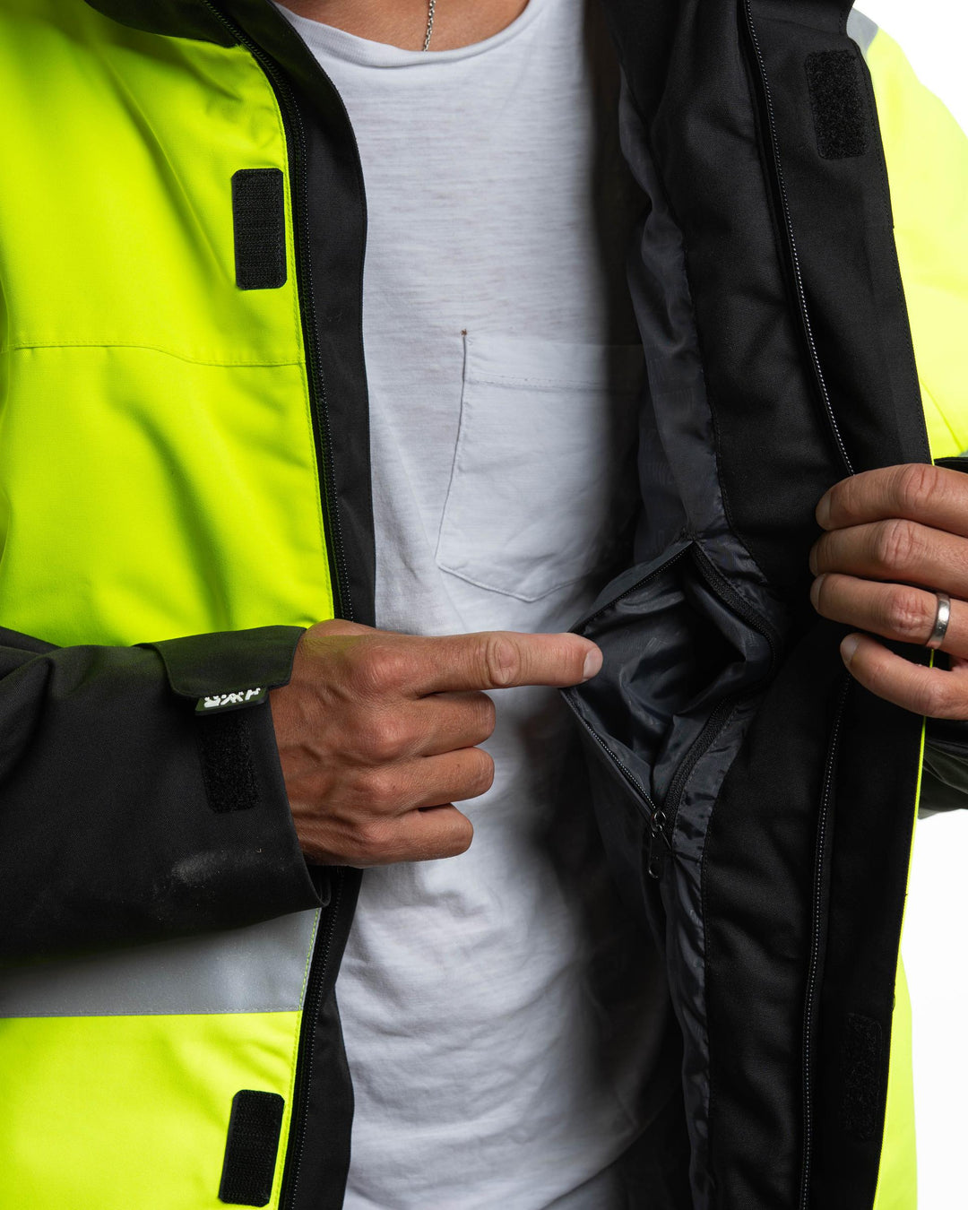 Jethwear Work Coat - Safety Yellow