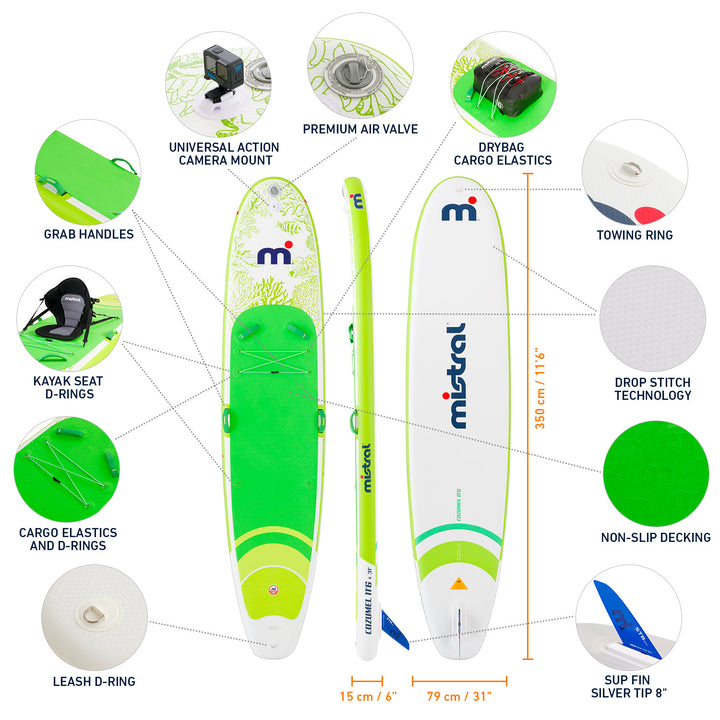 Mistral Cozumel 11.6 SUP package