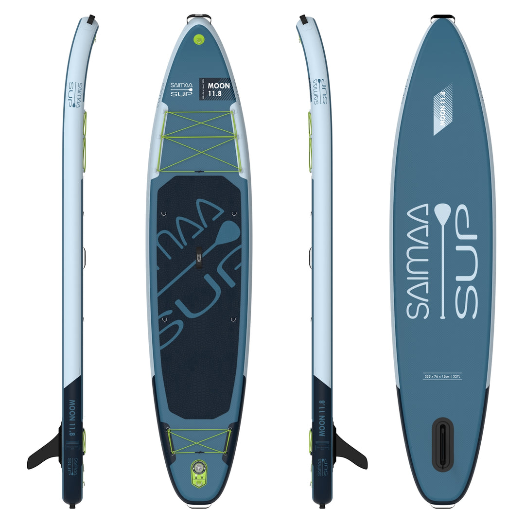 Saimaa SUP Moon 2026 (355 x 76cm) - Nopea & kantava retkisup
