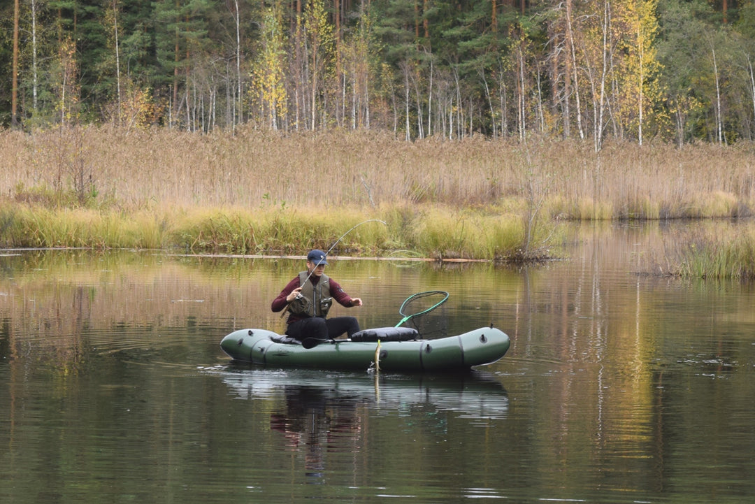 Packraft Fisher Twin Kalastukseen