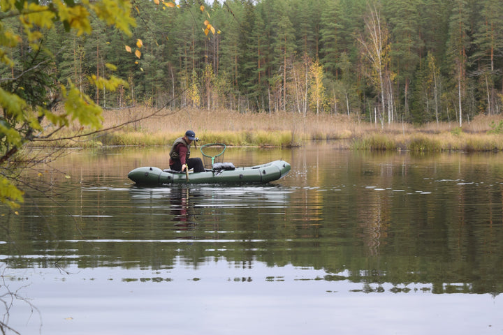 Packraft Fisher Twin Kalastukseen