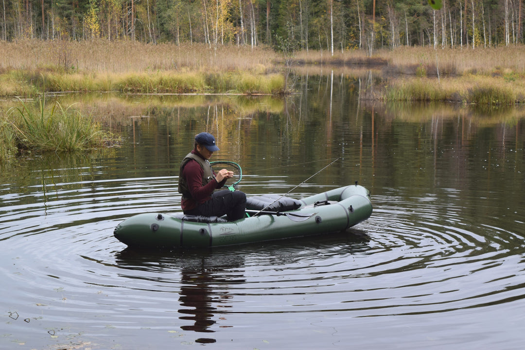 Packraft Fisher Twin Kalastukseen