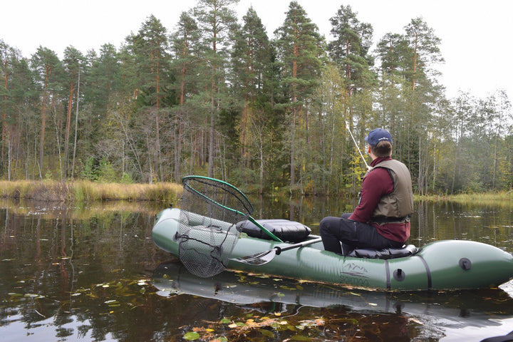 Packraft Fisher Twin Kalastukseen