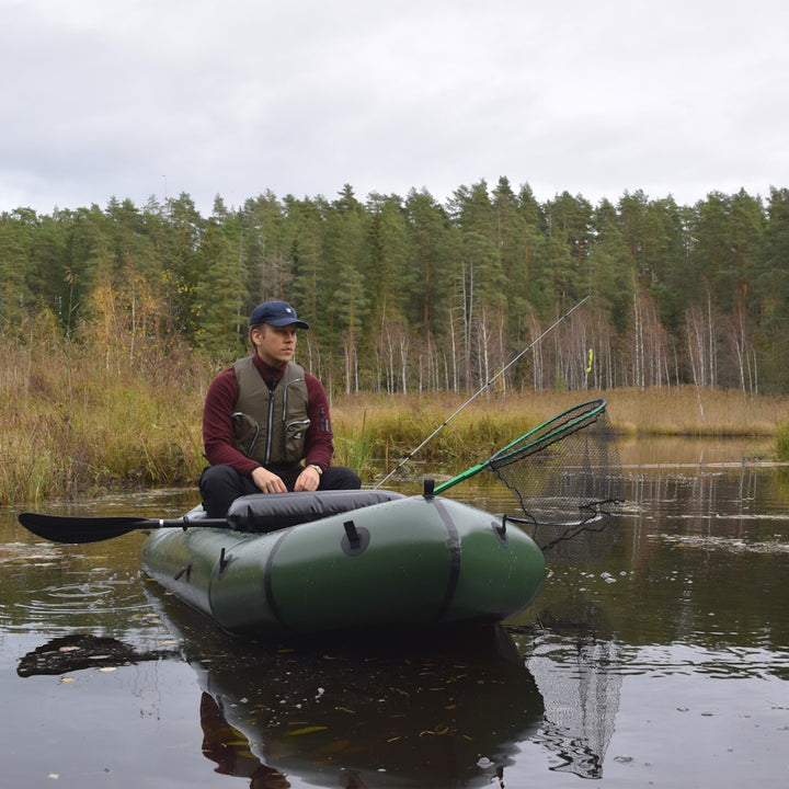 Packraft Fisher Twin Kalastukseen