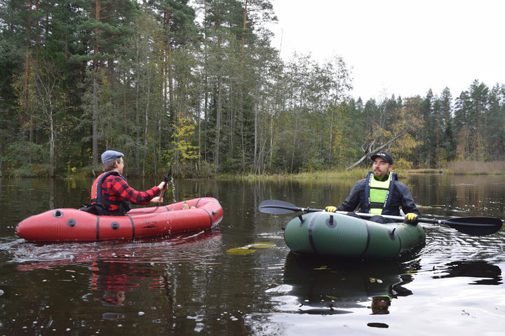Packraft Trek Viininpunainen Yleismalli