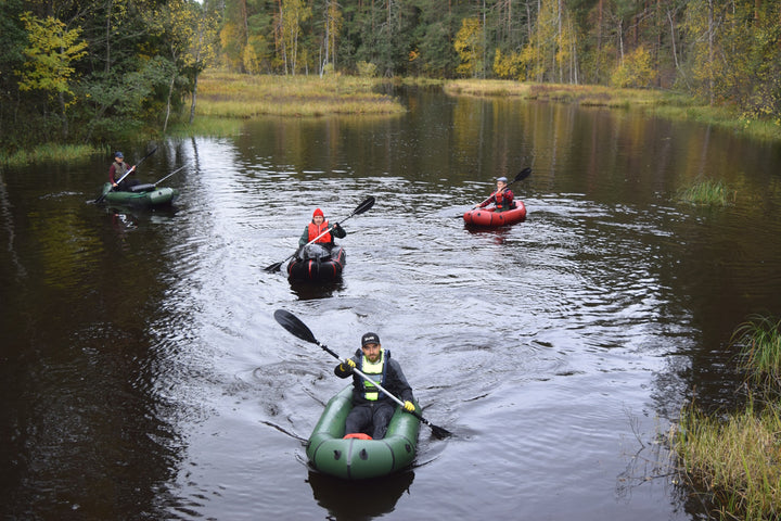 Packraft Trek Viininpunainen Yleismalli