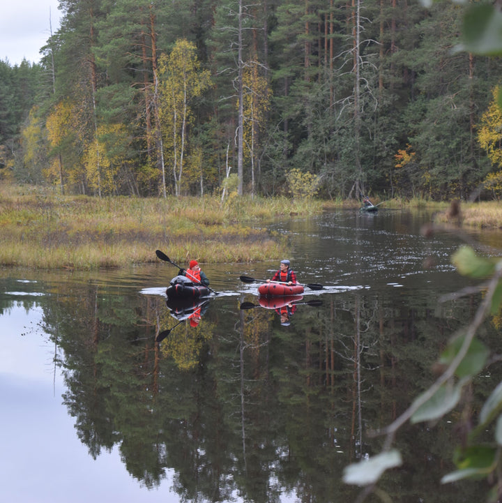 Packraft Trek Viininpunainen Yleismalli