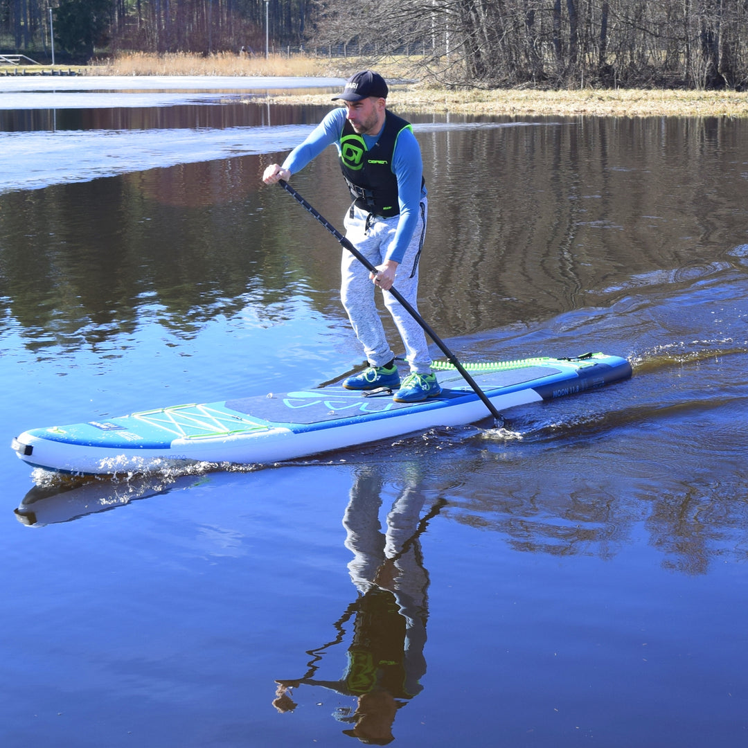 Saimaa SUP Moon 2026 (355 x 76cm) - Nopea & kantava retkisup