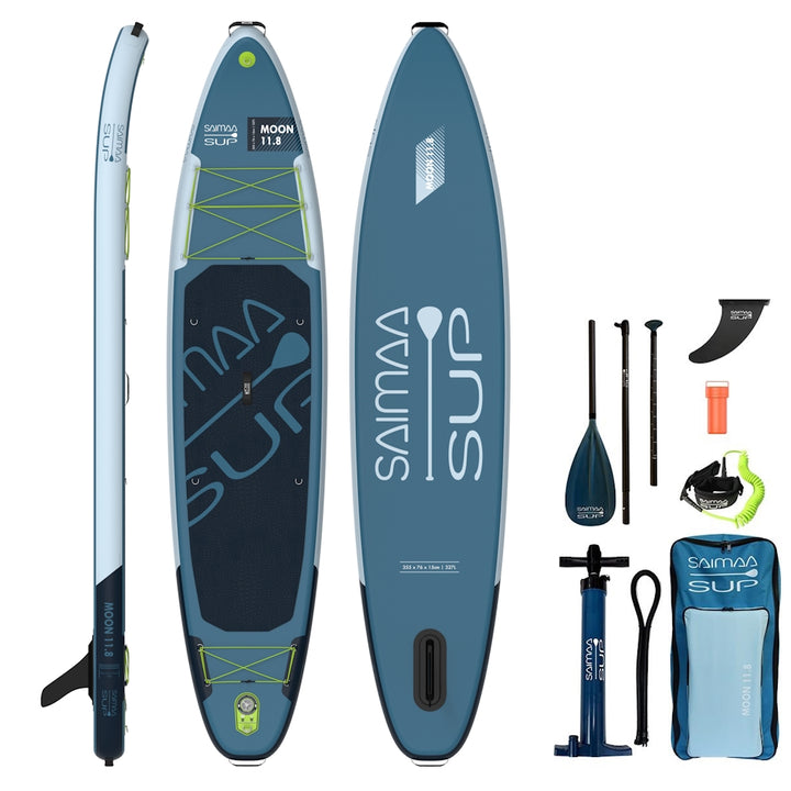 Saimaa SUP Moon 2026 (355 x 76cm) - Nopea & kantava retkisup