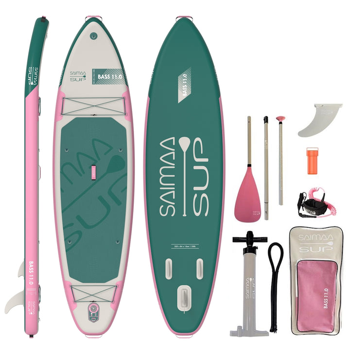 Saimaa Sup Bass Pink 2026 (335 x 84cm) - Vakaa & kantava SUP-lauta