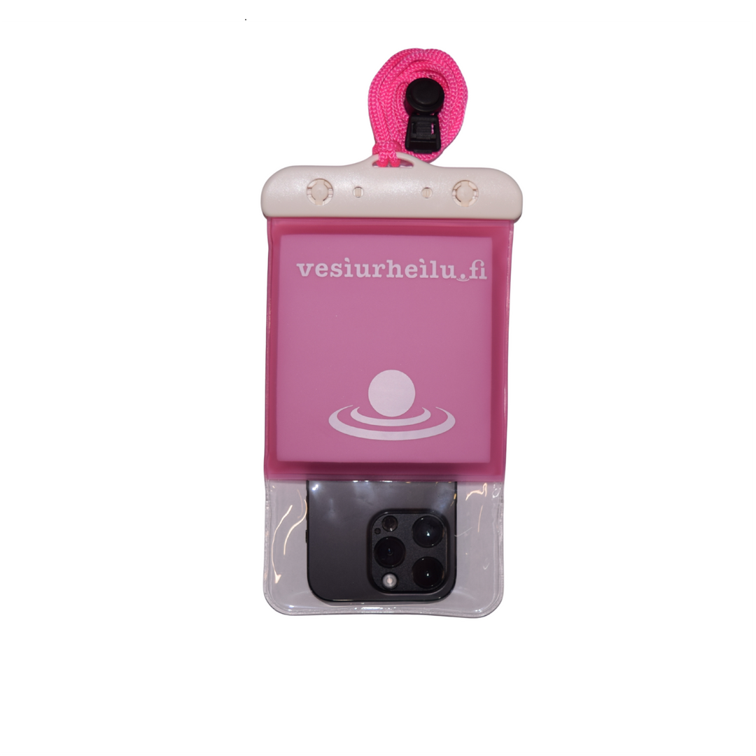 Buoyant, waterproof mobile phone pouch