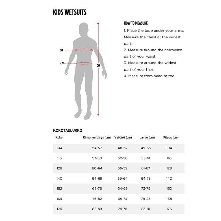 Lasten pitkä märkäpuku Jobe Boston 3/2mm, Pinkki