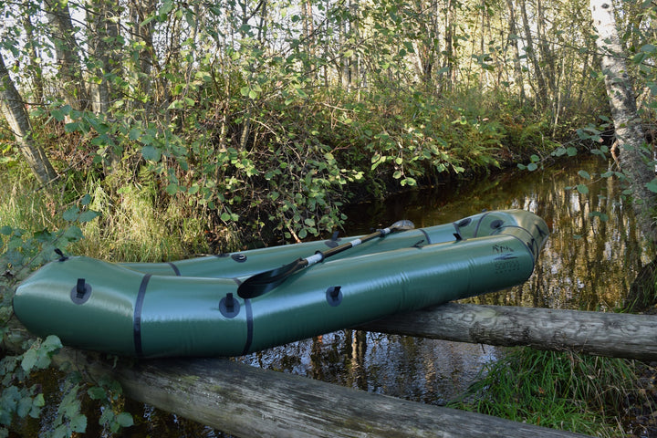 Packraft Fisher Twin Kalastukseen
