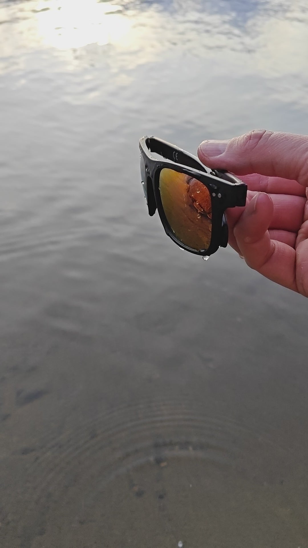 Floating sunglasses Breeze, Sunset Red