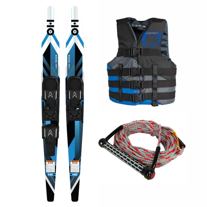 Water ski package (water skis, harness, buoyancy aid)
