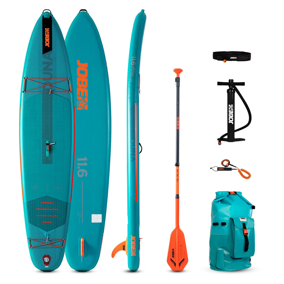 Jobe Duna 11.6 Teal SUP-lautapaketti