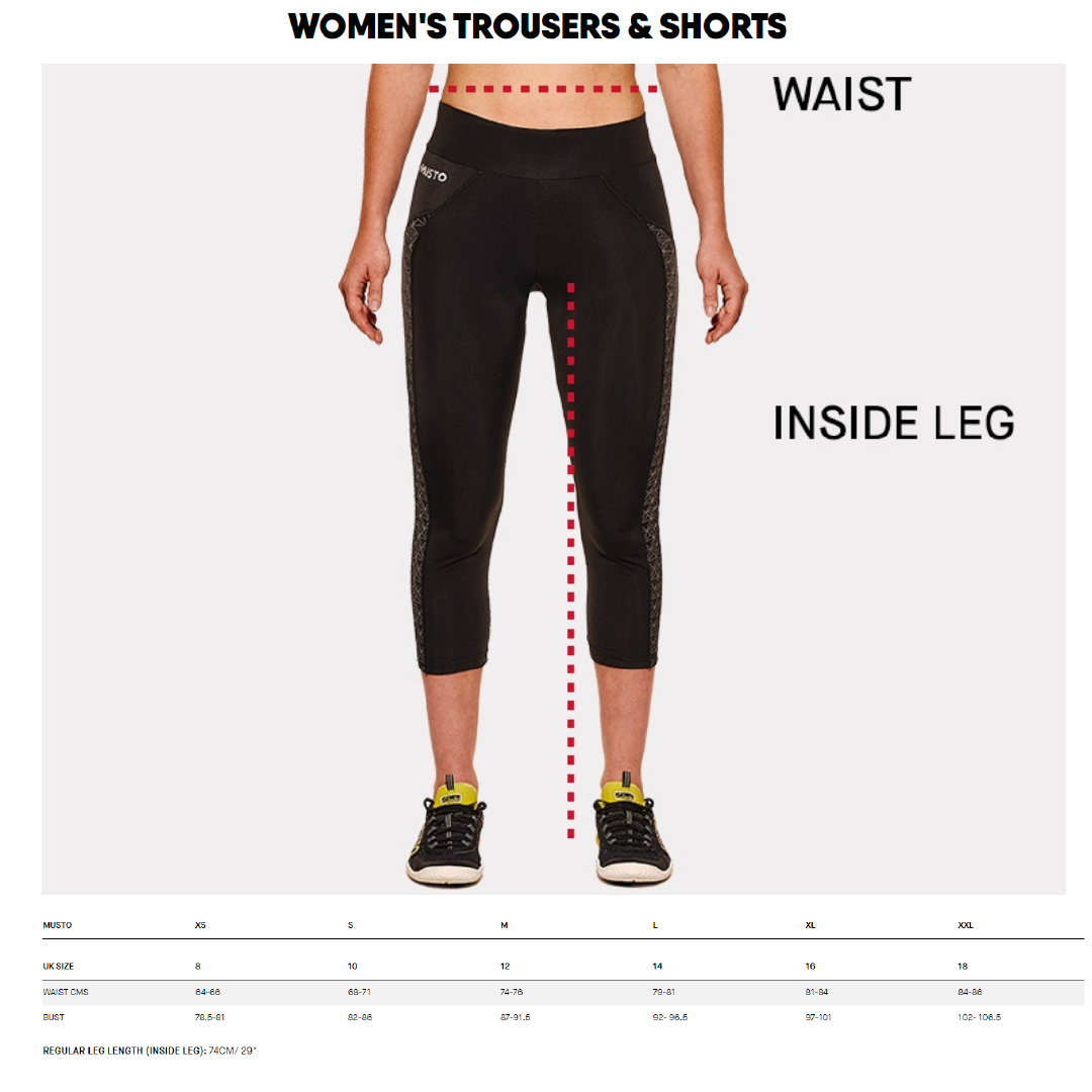 Musto naisten Marina shortsit