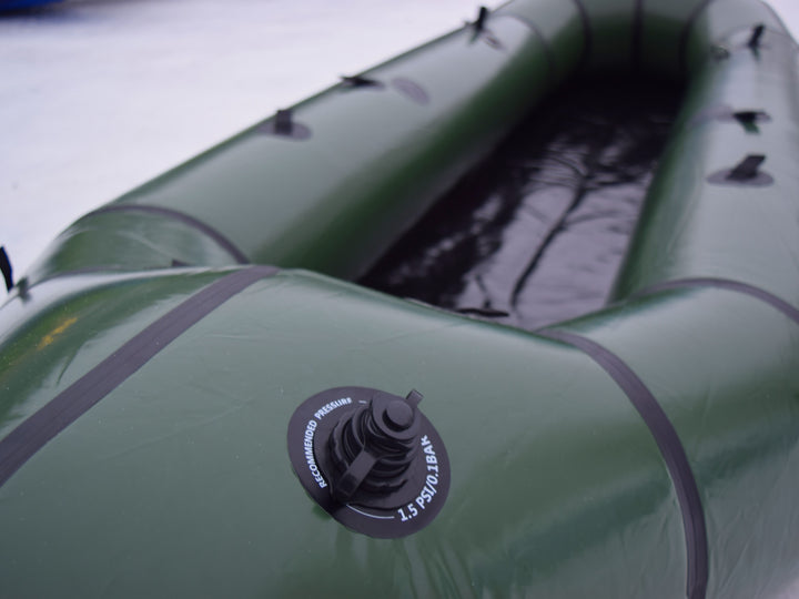 Packraft Fisher Twin Kalastukseen